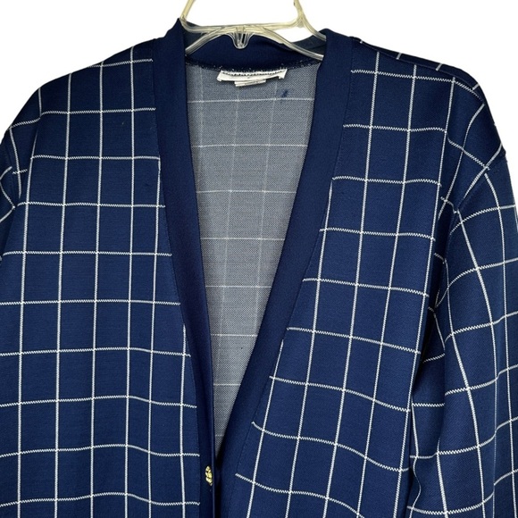 Vintage Cathy Daniels Blue Polyester Jacket - Picture 2 of 6